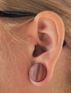 Glass Solid Color Plugs Customer Photo